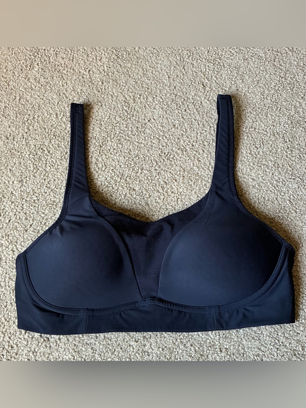 Lululemon Run Times Sports Bra High-impact Padded Support Running-Sz 34C-Black